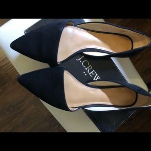 J. Crew Zoe suede D’Orsay flats size 8